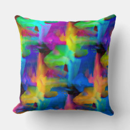 Renspenseldrag för mycket färgad i digitalt format kudde