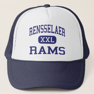 Rensselaer - rammar - mittet - Rensselaer New York Truckerkeps