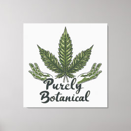 Rent botaniskt väggkonst canvastryck