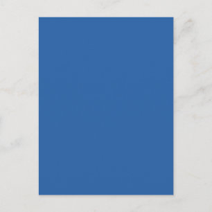 Rent Cerulean Blue Solid Trend Färg-bakgrund Vykort