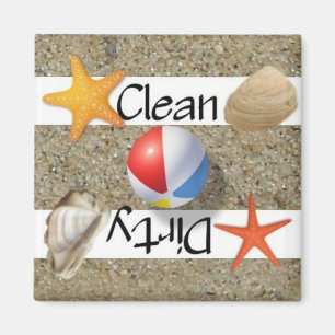 Rent eller smutsa ner stranddiskaremagneten magnet