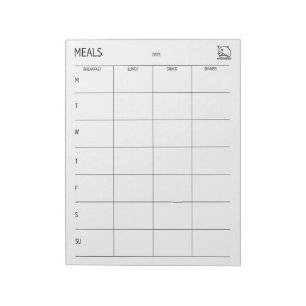 Rent + Enkel målPlanner Anteckningsblock