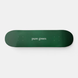Rent grönt, elegant färggradient mini skateboard bräda 18,5 cm