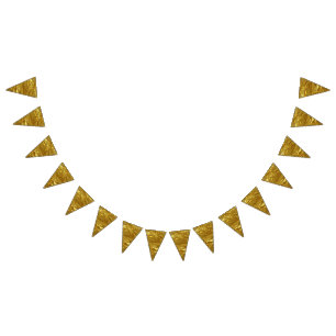 RENT GULD OMKULLKASTAR mönster + ditt text/foto Vimplar