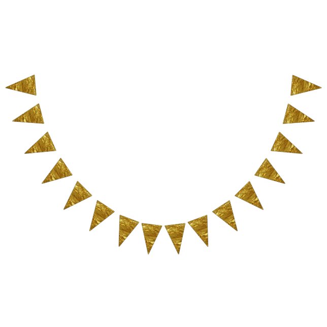 RENT GULD OMKULLKASTAR mönster + ditt text/foto Vimplar (Alla)