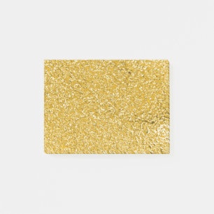 RENT GULD Sprut Mönster + din text / foto Post-it Block