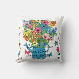 Rent hjärta dekorativ kudde