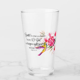 Rent hjärta glaskopp