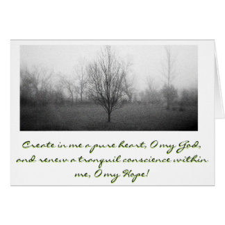 Rent hjärta hälsningskort