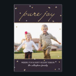 Rent joy-fotokort för Helgdag Julkort<br><div class="desc">Fira säsongen med detta moderna och snyggt helgdag-kort från Berry Berry Sweet. Besök WWW.BERRYBERRYSWEET.COM om du vill ha mer helgdag för snyggt.</div>