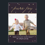 Rent joy-fotokort för Helgdag Julkort<br><div class="desc">Fira säsongen med detta moderna och snyggt helgdag-kort från Berry Berry Sweet. Besök WWW.BERRYBERRYSWEET.COM om du vill ha mer helgdag för snyggt.</div>