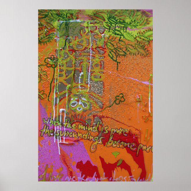 "Rent mind" Poster (Framsidan)