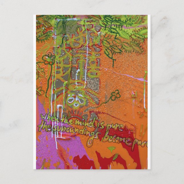 "Rent mind" Vykort (Framsida)