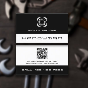 Rent professionellt logotyp hantverkare Visitenkor Visitkort