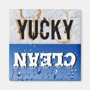 Rent & smutsa ner den Yucky diskaremagneten Magnet