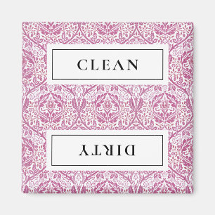 RENT SMUTSIG Rosa Blommig Diskmaskin Magnet