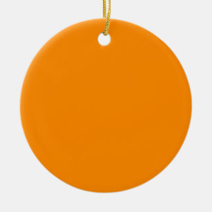 Rent tom anpassad mall för Bright Orange Julgransprydnad Keramik