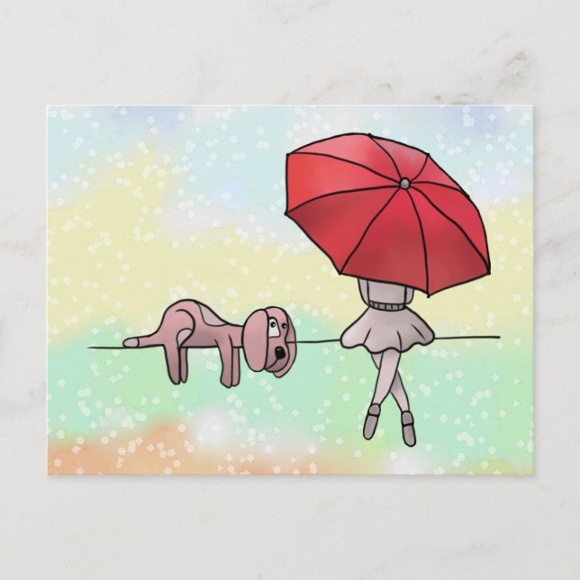 Rente Postkarte Vykort (Framsida)