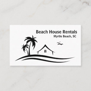 Rentminimalistisk Reach House-ventilation Visitkort