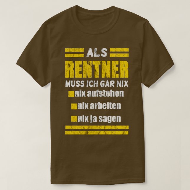 Rentner musnix t shirt (Design framsida)