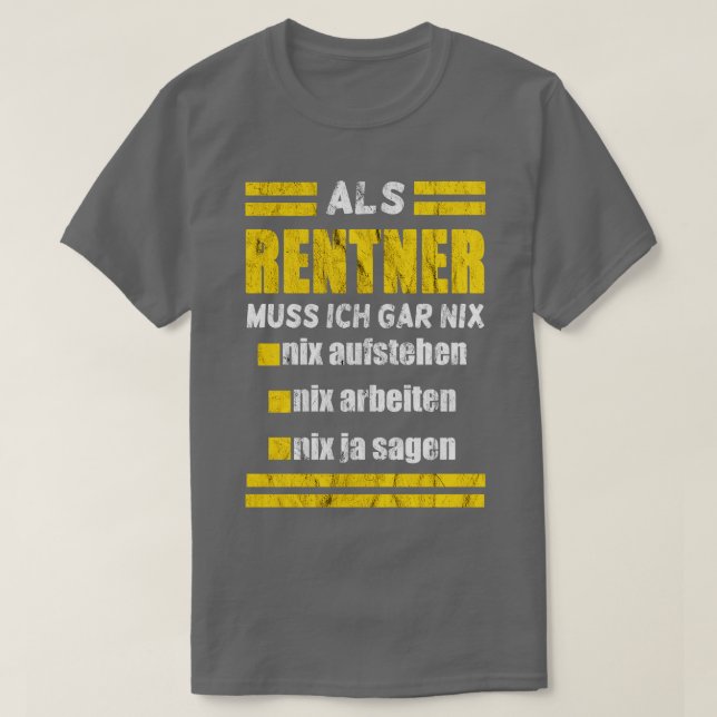 Rentner musnix t shirt (Design framsida)