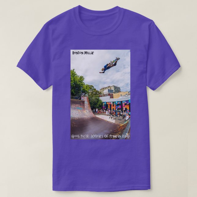 Renton Millar 30 år av Prahran Ramp T Shirt (Design framsida)
