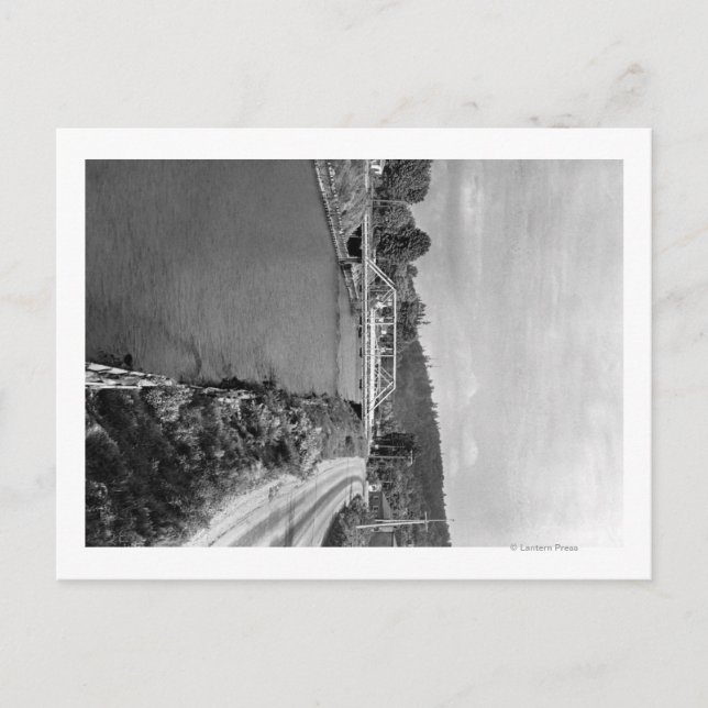 Renton, WA View of the Cedar River Photograph Vykort (Framsida)