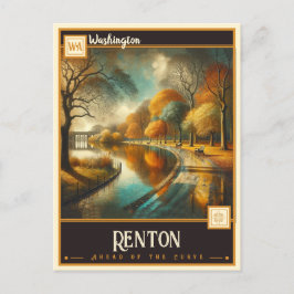 Renton, Washington| Vintage Vykort