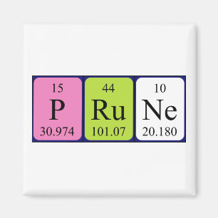 Renune periodisk bord namn magnet