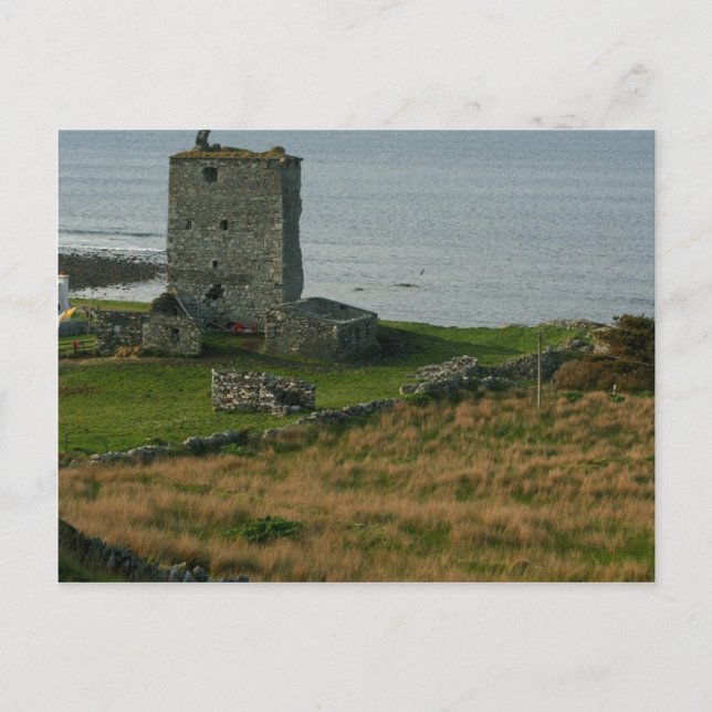 Renvyle Castle i grevskapet Galway Ireland nära Tu Vykort (Framsida)