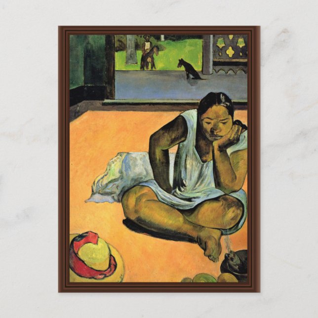 Reo Mä`Ohi: Faaturuma (Te Vahine Fa'at?"Ruma), Vykort (Framsida)