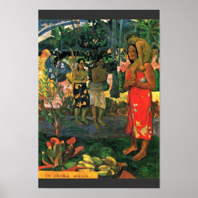 Reo Mä `Ohi`: Ia Orana Maria (Mobile ™ Ia Ora Na M Poster (Framsidan)