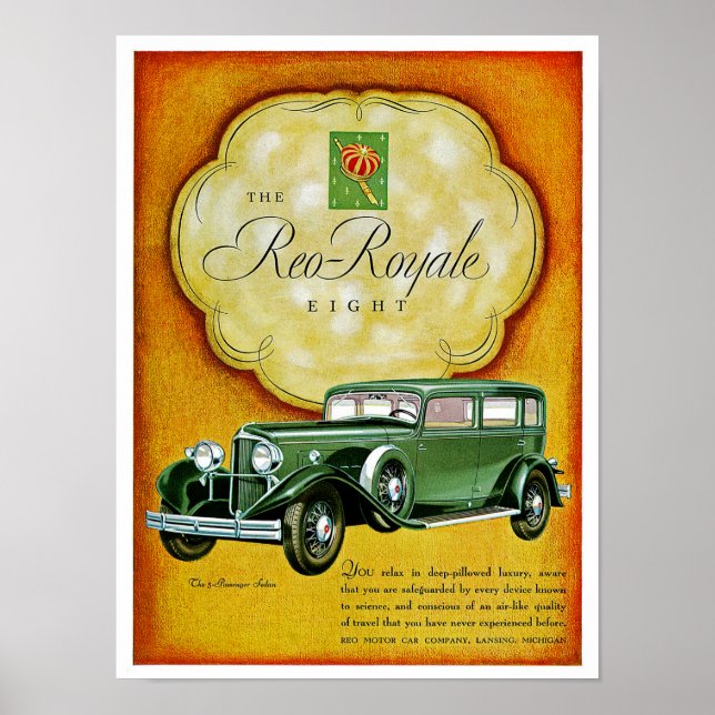 Reo Royale åtta Poster (Framsidan)