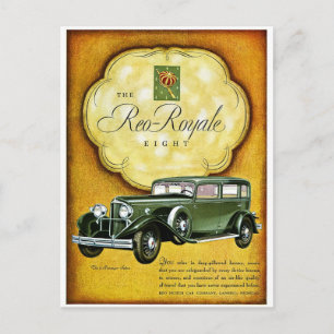 Reo Royale Eight Vykort