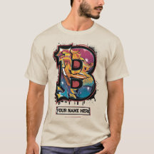 Rep ditt namn: Anpassadet Graffiti Brev B.