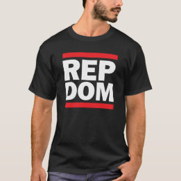 REP DOM Camiseta Negra Basica T-shirt