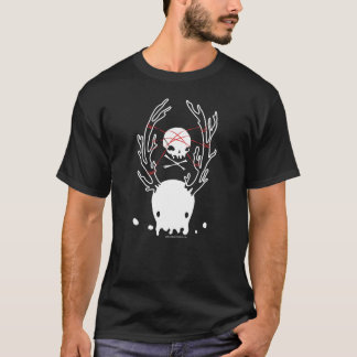 Rep för skalle för manet för hjort för t shirt