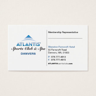 Rep-kort för medlem visitkort