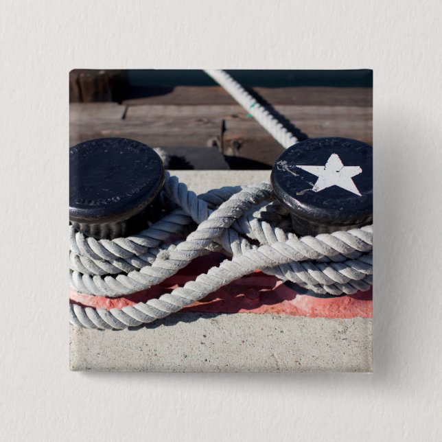 Rep som binds till två Bollards Knapp (Framsida)