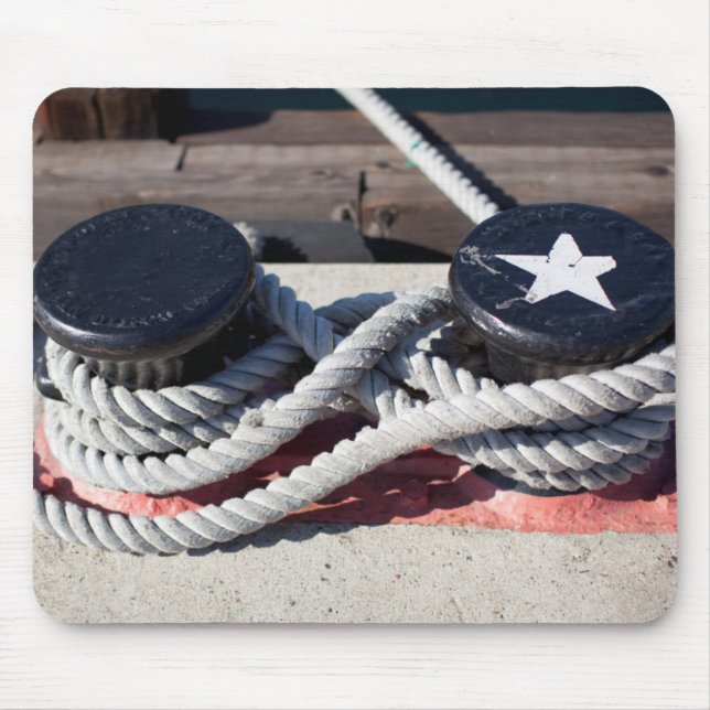 Rep som binds till två Bollards Musmatta (Framsidan)