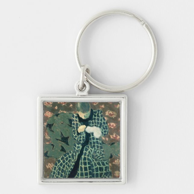 Repaireren, 1891 fyrkantig silverfärgad nyckelring (Framsidan)