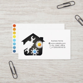 Reparation av Affärskort luft-konditioneringsappar Visitkort