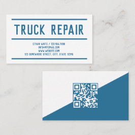 Reparation av anpassningsbar QR Lastbil Visitkort