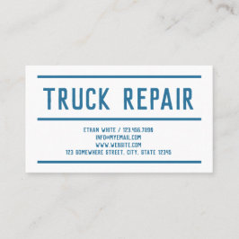 Reparation av anpassningsbar QR Lastbil Visitkort