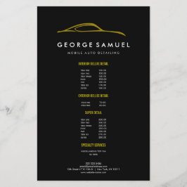 Reparation av anpassningsbarnas bil och modern aut flygblad