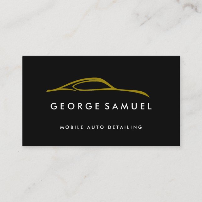 Reparation av anpassningsbarnas bil och modern aut visitkort (Framsida)