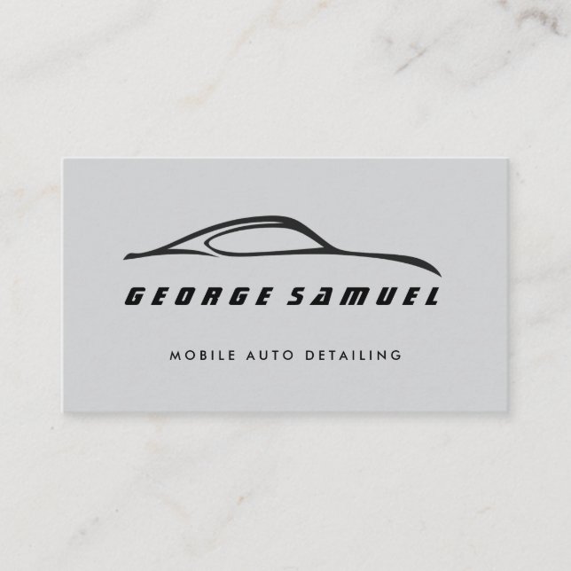 Reparation av anpassningsbarnas bil och modern aut visitkort (Framsida)