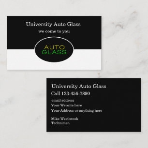 Reparation av automatiskt glas visitkort