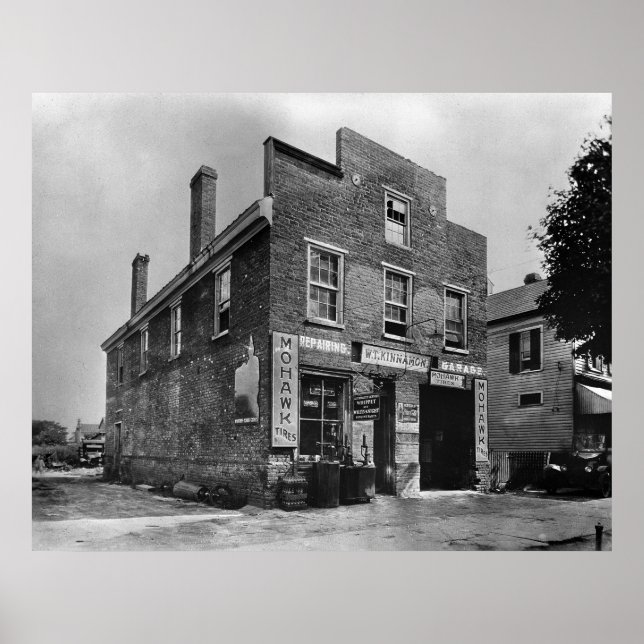 Reparation av bilar och Däck: 1940-talet Poster (Framsidan)