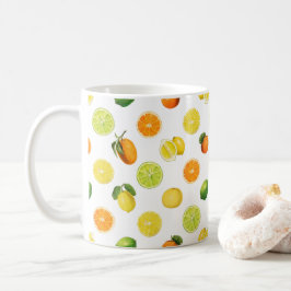 Reparation av citrusfrukter i Mönster Kaffemugg